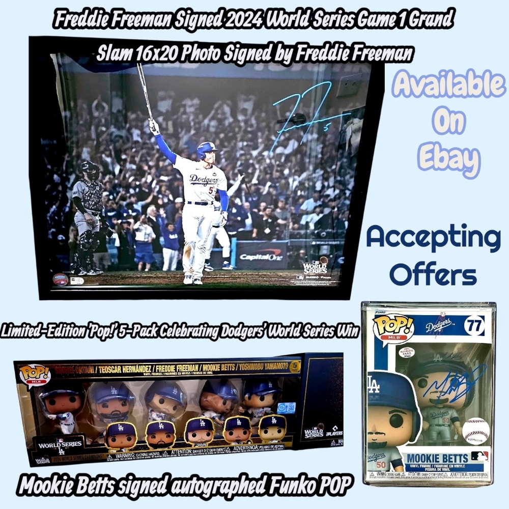 Los Angeles Dodgers Sports Memorabilia (SOLD SEPARATELY)